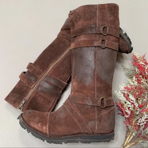 BED STU Four Corners brown leather zippered boots, women’s 7. - Picture 7 of 14